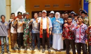 Gubernur Provinsi Sumatera Selatan (Sumsel), Herman Deru, berkunjung ke Desa Siju, Kecamatan Rambutan, Kabupaten Banyuasin, Kamis, 28 Agustus 2025. (foto : WARTADESAKU.ID/AYAS)