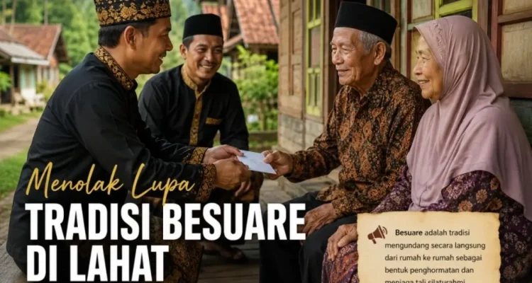 Besuare adalah sebuah institusi sosial. Ia adalah tradisi mengundang kerabat, tetangga, dan pemuka adat secara langsung, bertatap muka, dari rumah ke rumah, menjelang sebuah perhelatan besar. (WARTADESAKU.CO.ID/HAIRUDIN)