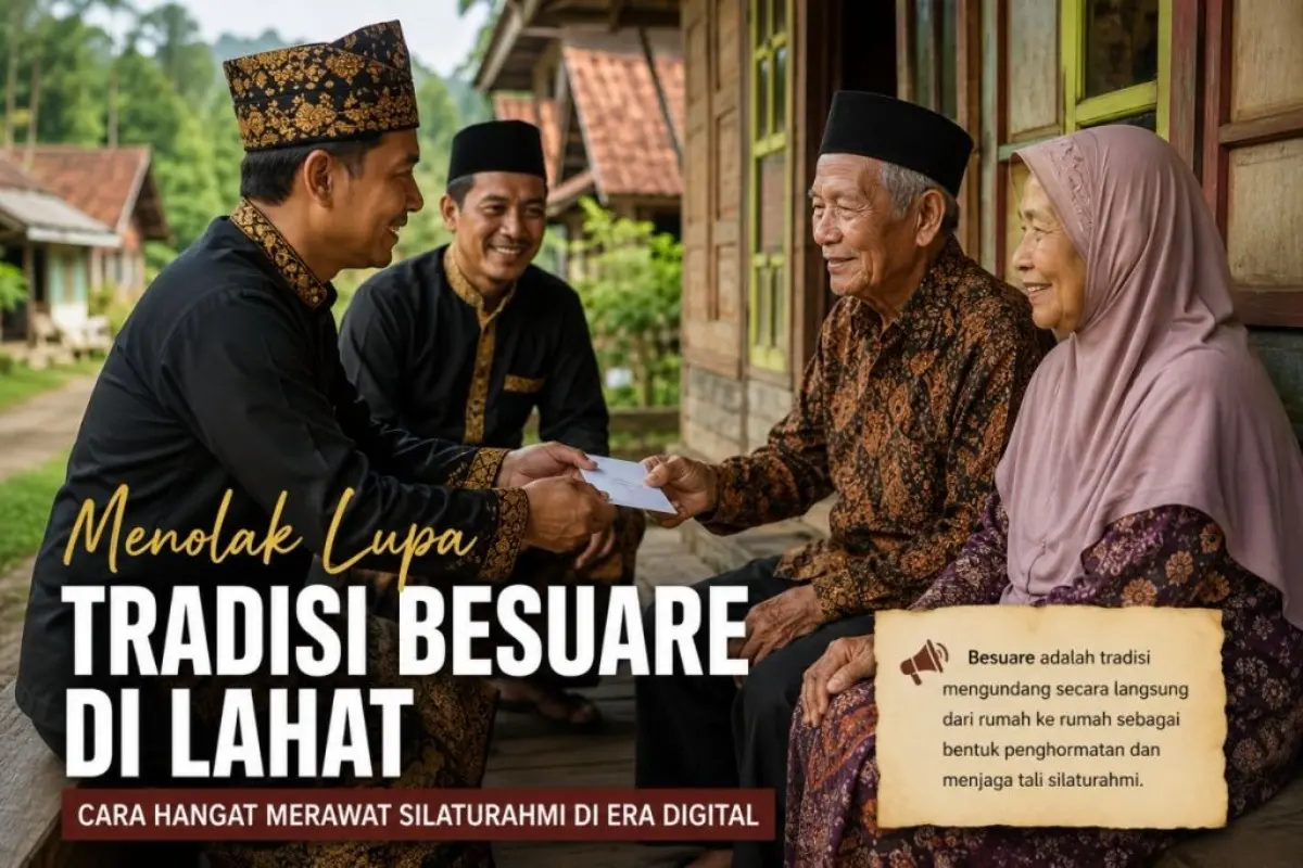 Besuare adalah sebuah institusi sosial. Ia adalah tradisi mengundang kerabat, tetangga, dan pemuka adat secara langsung, bertatap muka, dari rumah ke rumah, menjelang sebuah perhelatan besar. (WARTADESAKU.CO.ID/HAIRUDIN)