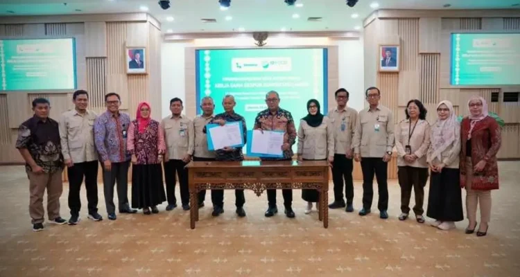 Koperasi Produsen Syariah Gambir Anam Koto Mandiri asal Sumatra Barat, resmi menjalin kerja sama strategis dengan Holding Pangan BUMN, PT Rajawali Nusantara Indonesia (Persero) atau ID FOOD, untuk ekspor komoditas gambir, pada hari Selasa, tanggal 23 Juni 2026. (foto : kemenkop.go.id)