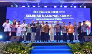 Peserta Seminar Nasional KDKMP di Gedung Sasana Kriya, TMII, Jakarta, pada hari Kamis, tanggal 16 Juli 2026. (foto : kemendesa.go.id)