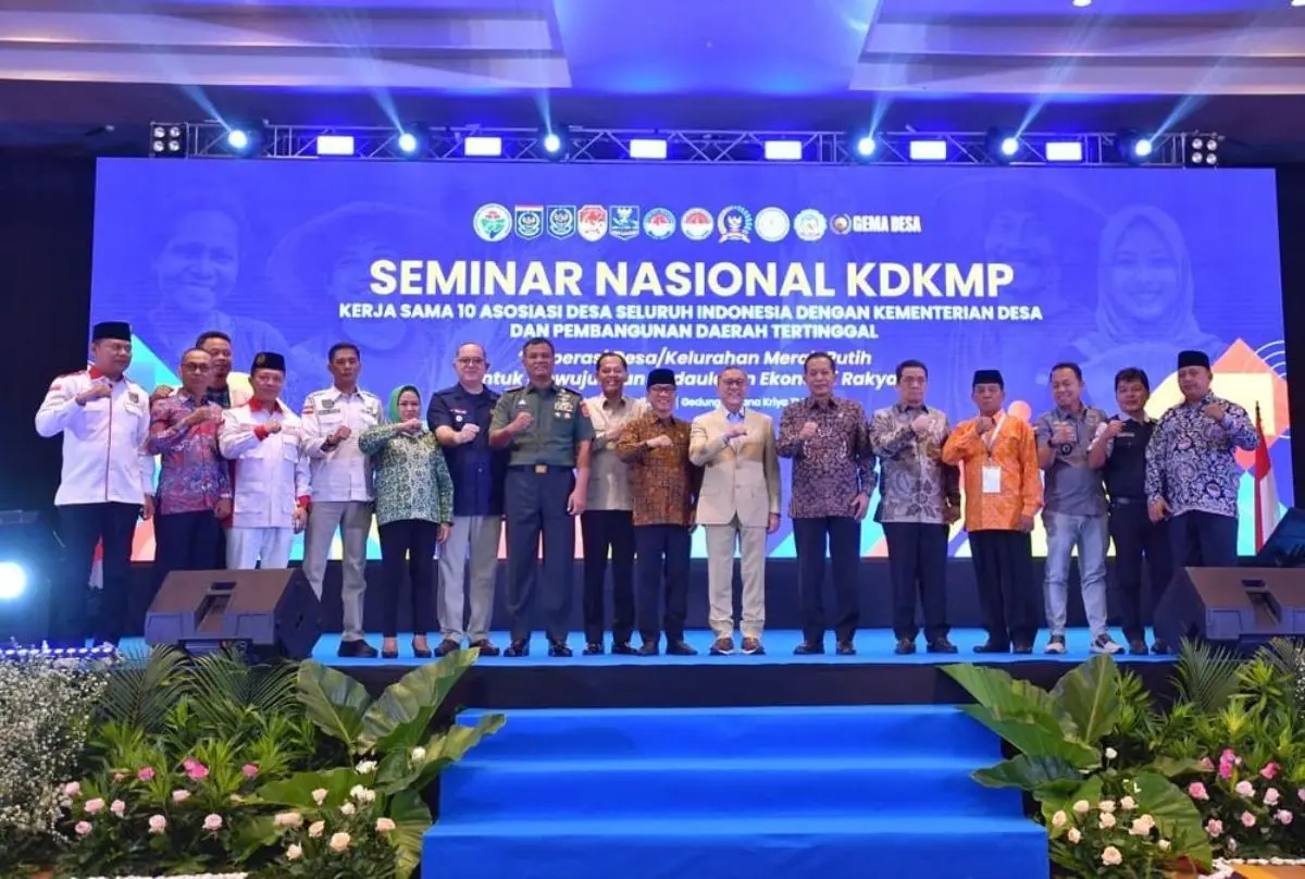 Peserta Seminar Nasional KDKMP di Gedung Sasana Kriya, TMII, Jakarta, pada hari Kamis, tanggal 16 Juli 2026. (foto : kemendesa.go.id)