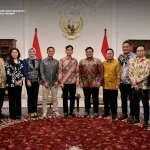 Wakil Presiden Republik Indonesia, Gibran Rakabuming Raka, saat menerima audiensi jajaran pengurus Asosiasi Pelaku Usaha Desa Seluruh Indonesia (APUDSI) di Istana Wakil Presiden, Jakarta, pada hari Kamis, tanggal 13 Agustus 2026. (foto : Biro PMI Setwapres)